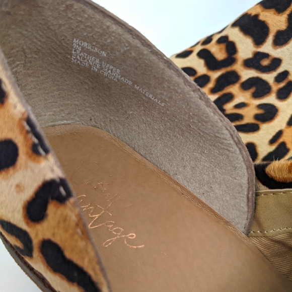 *Sold*Crown Vintage Morrison Leopard Bootie Size 9M - Picture 7 of 10